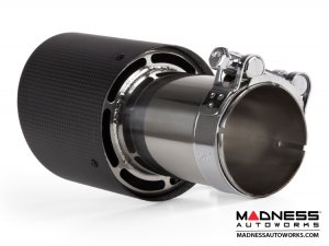 Custom Exhaust Tip (1) - Carbon Fiber -  2.50" ID